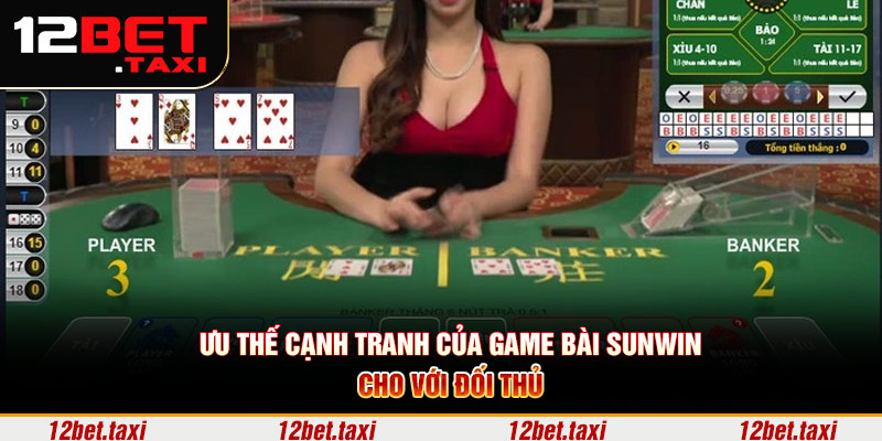 Ưu thế cạnh tranh của game bài Sunwin so với đối thủ 